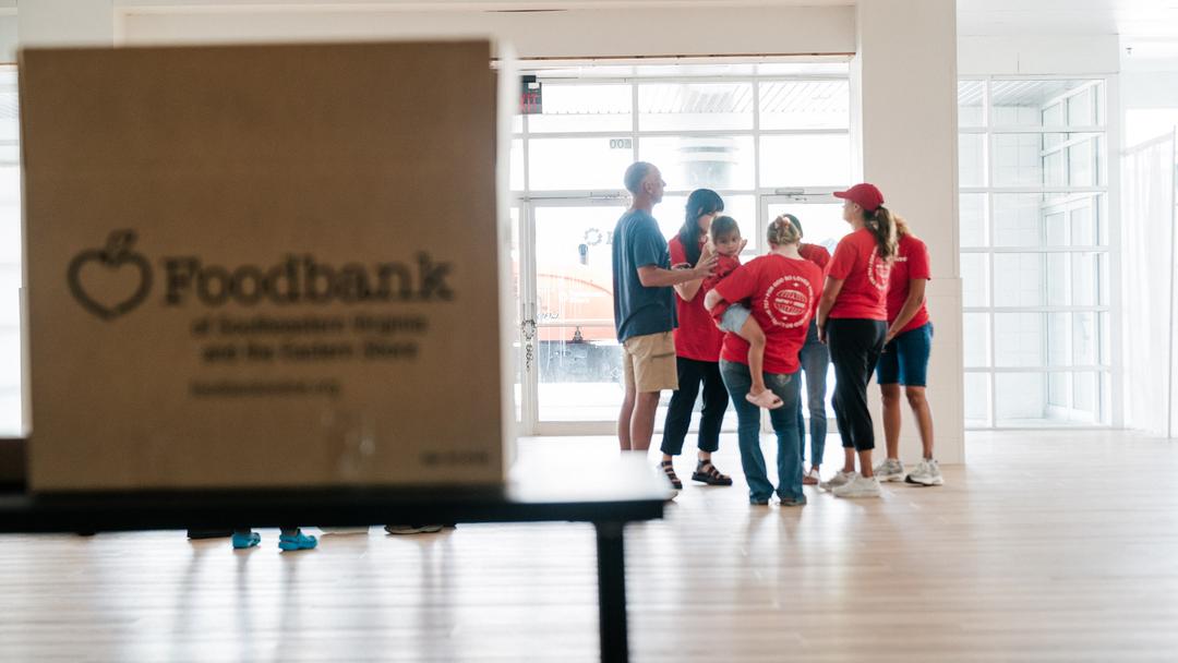 Volunteers serving the community